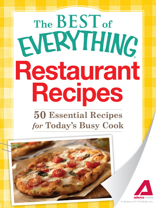 Title details for Restaurant Recipes by Adams Media - Available